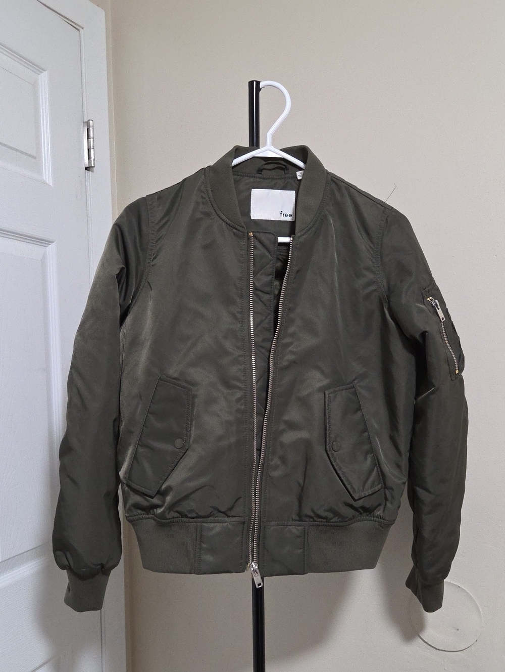 Wilfred Olive Green Bomber Jacket